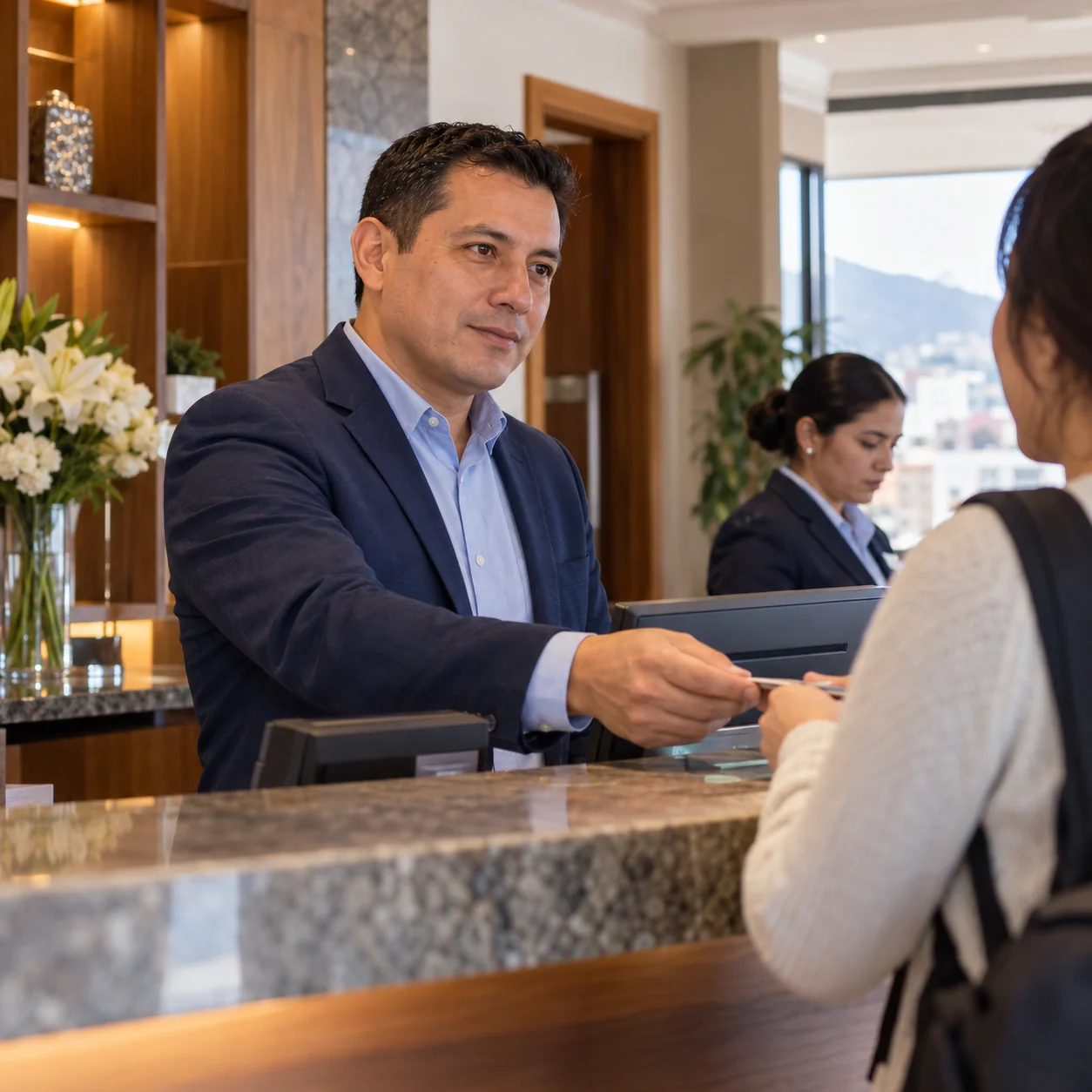 Imagen ilustrativa de atención profesional en hotelería